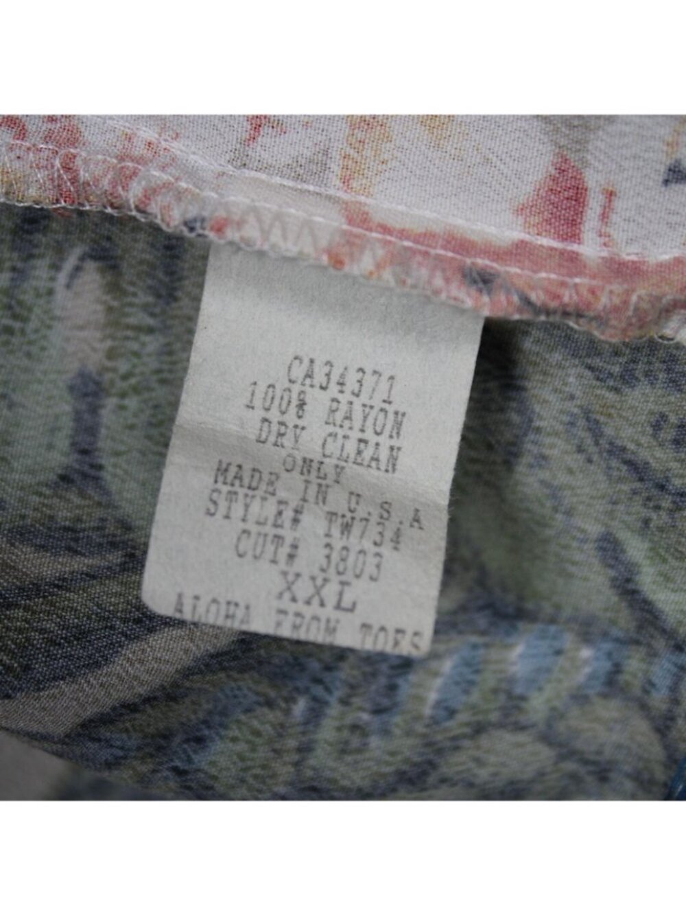 Toes On The Nose Hawaiian Leis Palm Aloha Camp Shirt Mens XXL 2XL Button Up Down - Picture 11 of 12